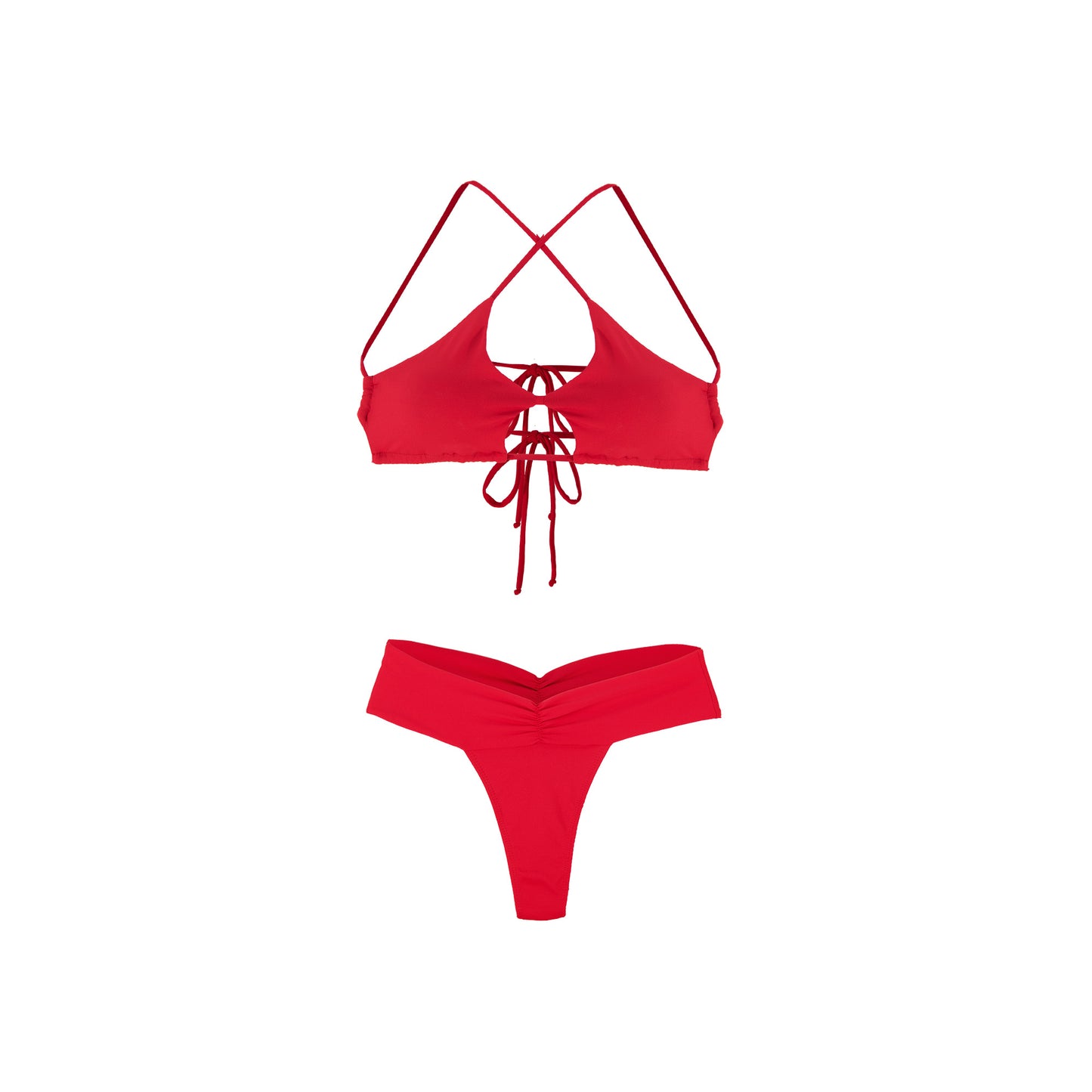 BEST SELLER: Wrap Around Top- Red