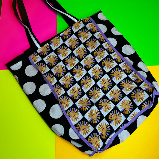 OTL x Camila Collab Tote Bags- Sunshine Design - On The Lo Swimwear