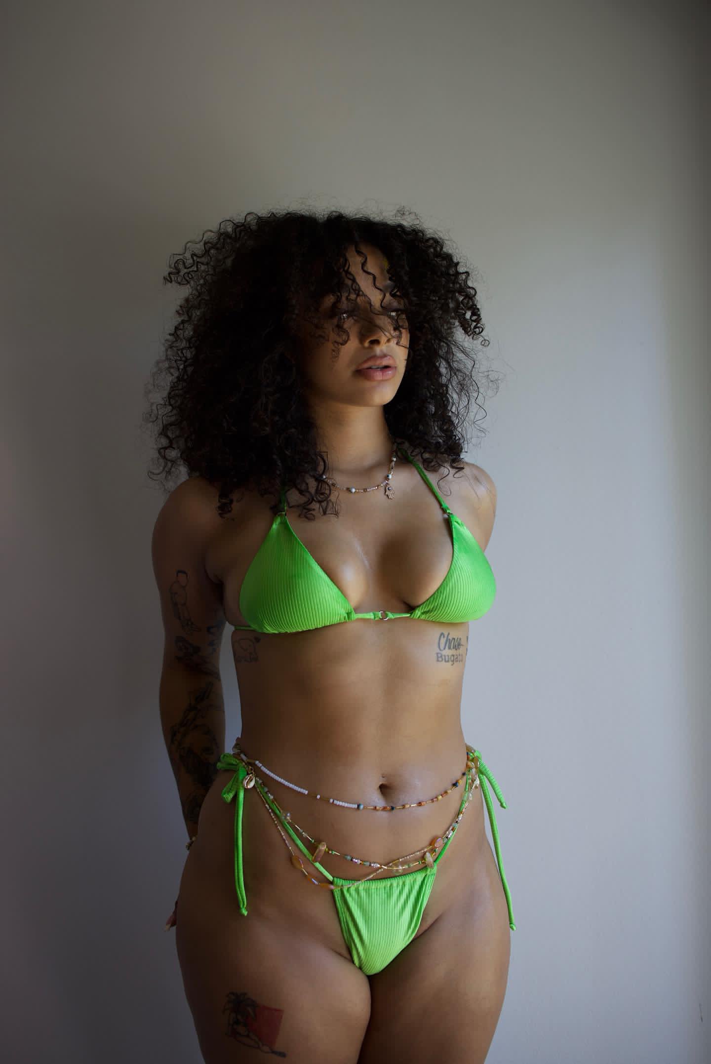 CAIPIRINHA Tie Sides Cheeky Bottoms - On The Lo Swimwear