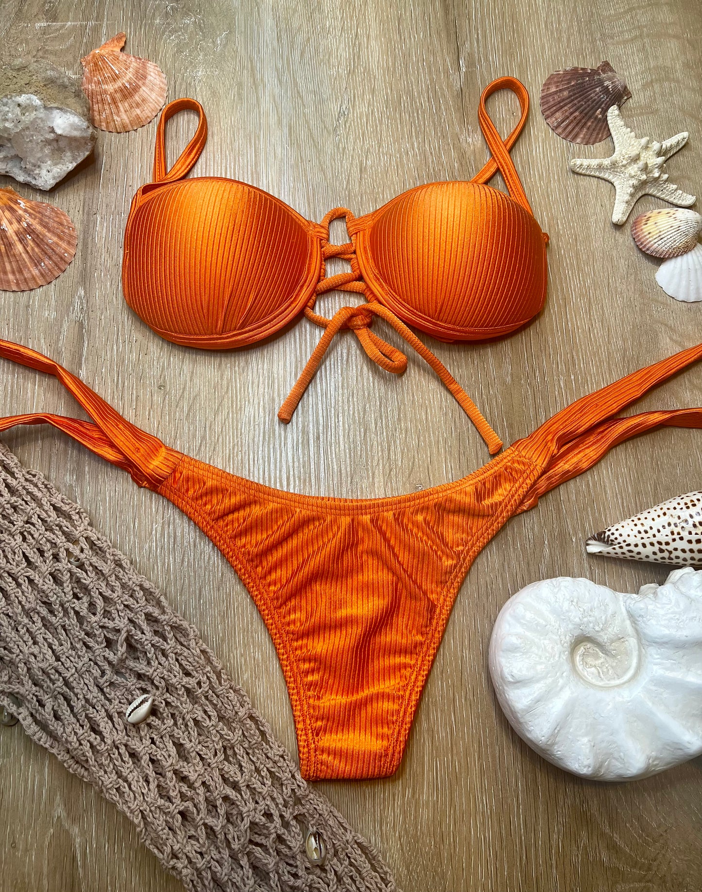 LaniKai Tie Sides Cheeky Bottoms - On The Lo Swimwear
