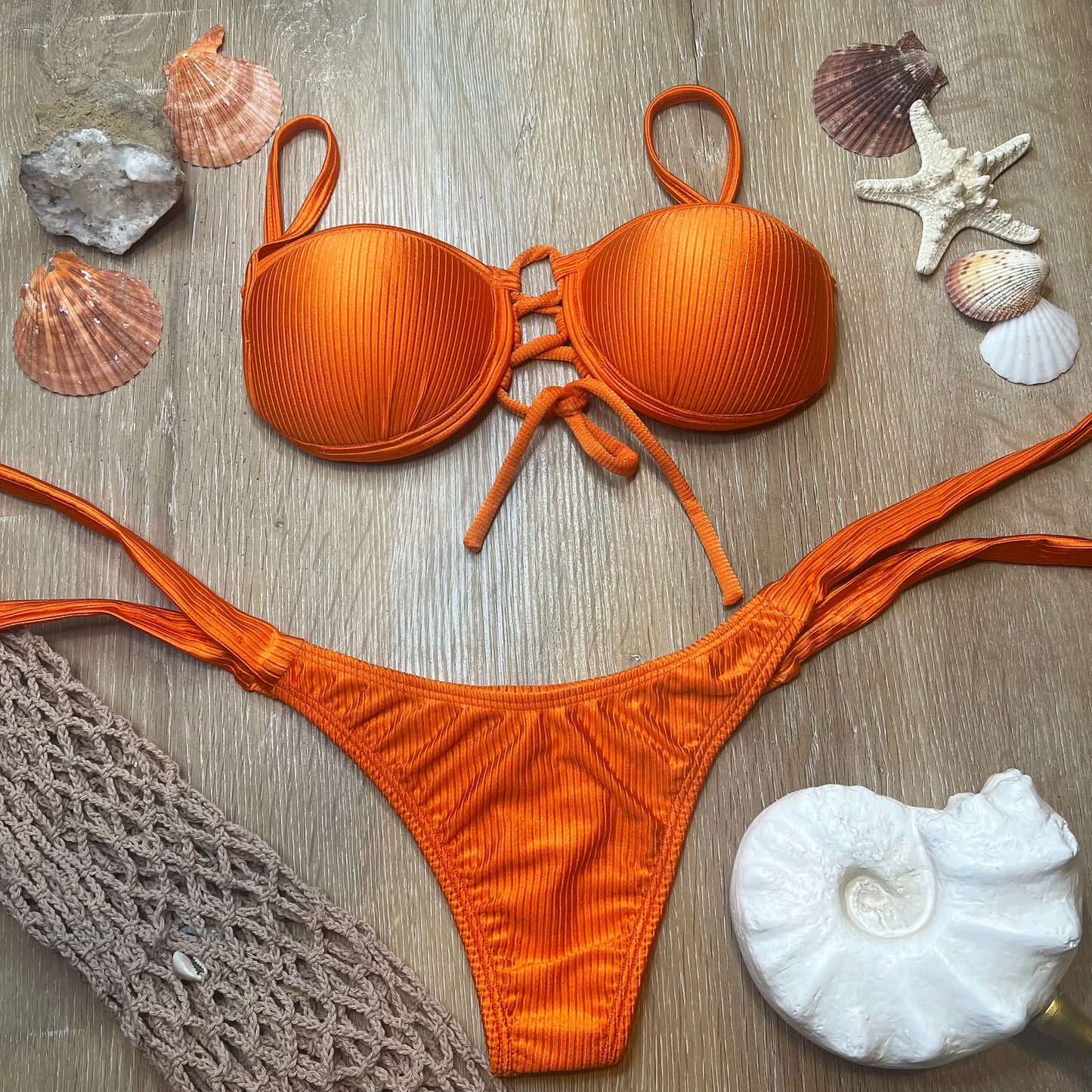 LaniKai Tie Sides Cheeky Bottoms - On The Lo Swimwear