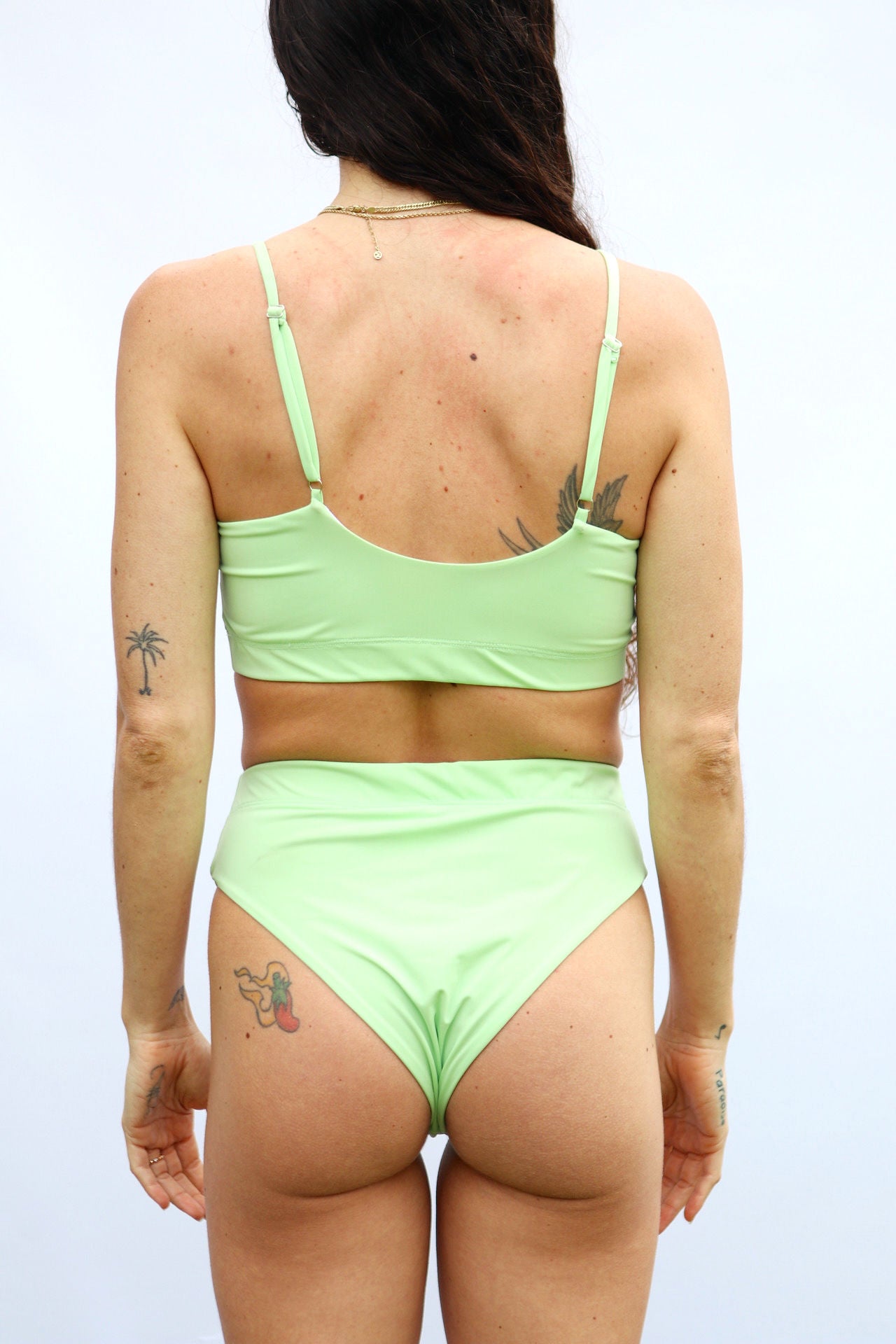 Linze Top in Fern - On The Lo Swimwear