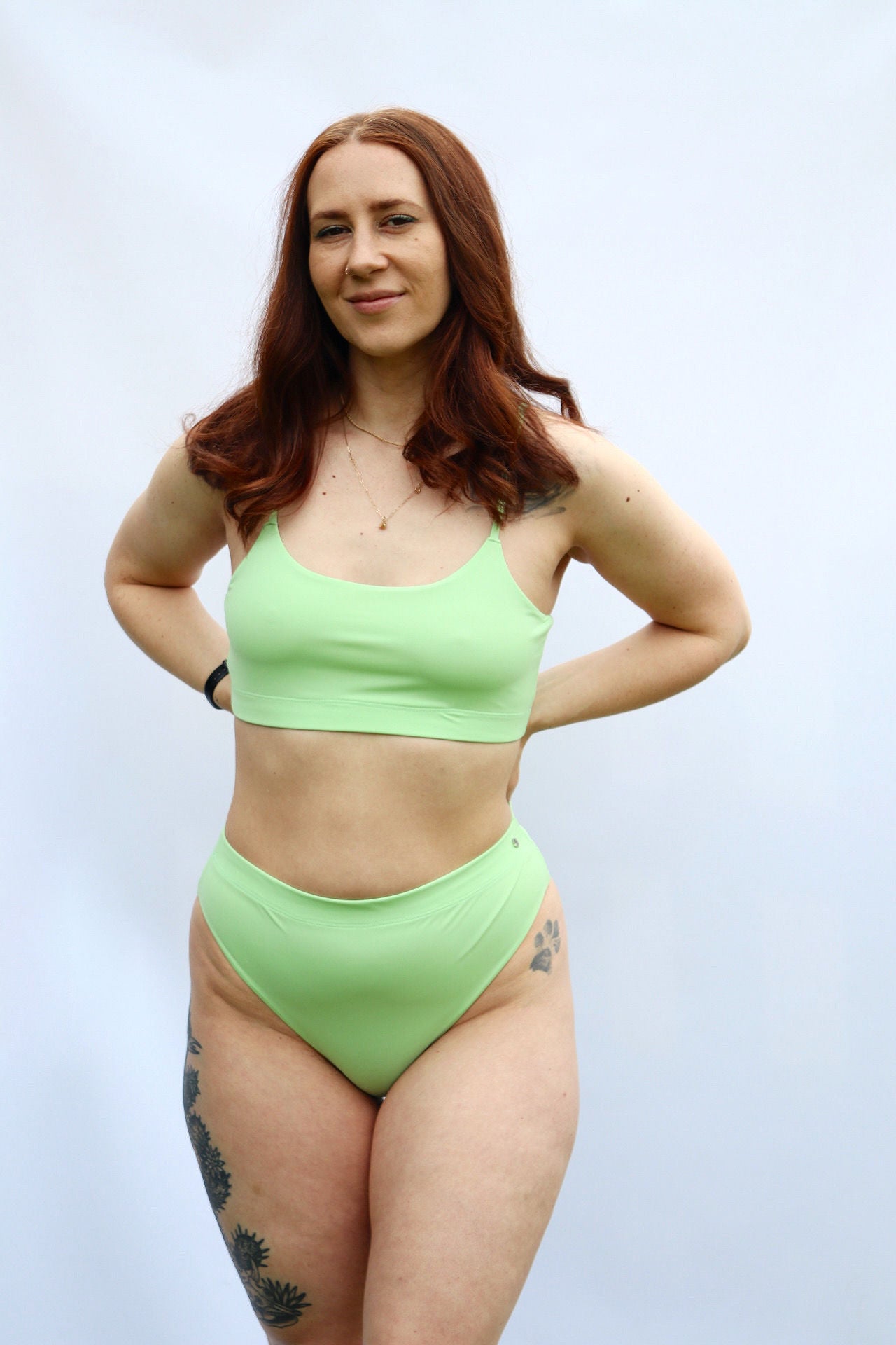 Linze Top in Fern - On The Lo Swimwear