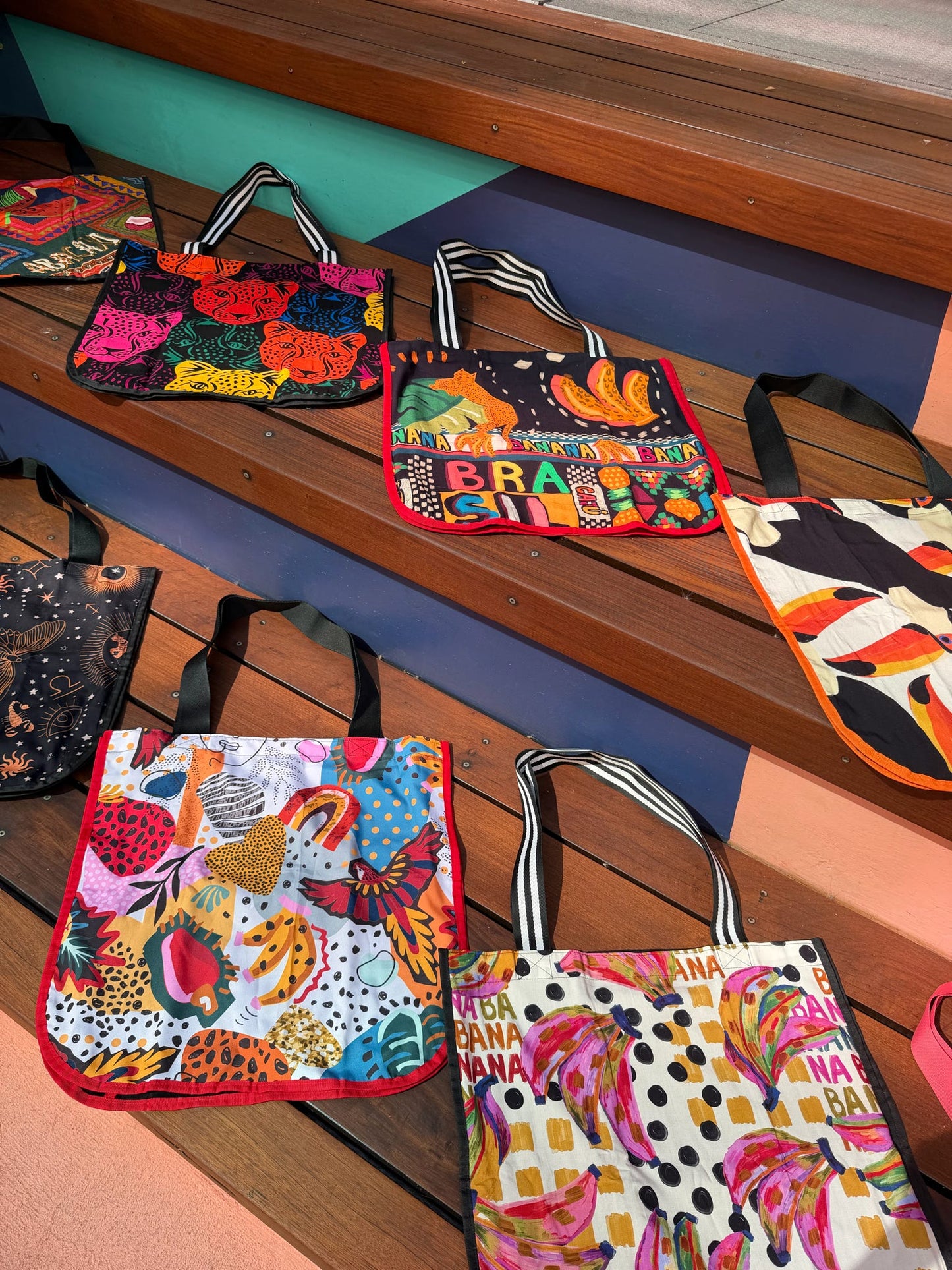 Bolsa Alegria = Happiness Tote Bag - On The Lo Swimwear
