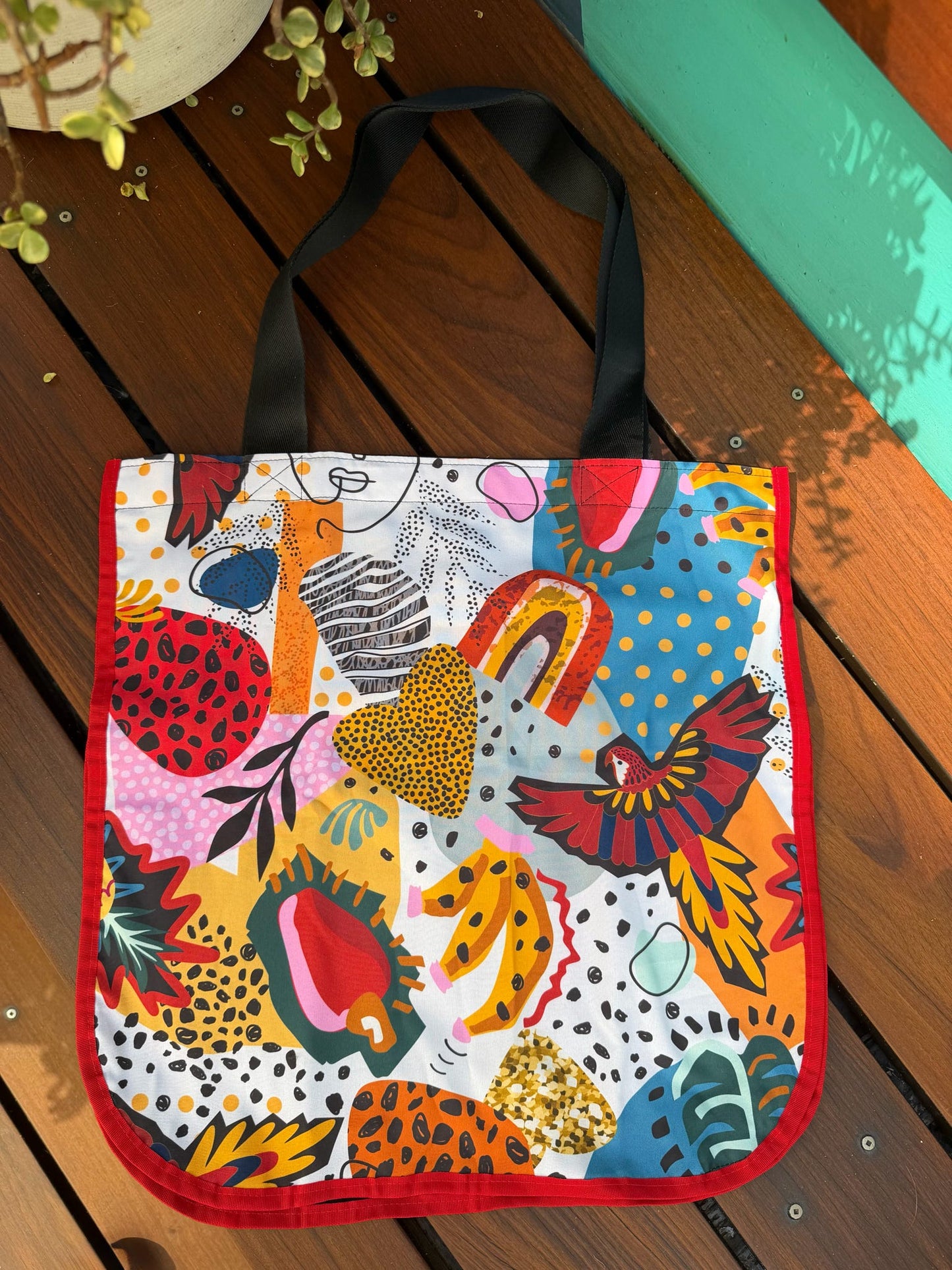 Bolsa Alegria = Happiness Tote Bag - On The Lo Swimwear