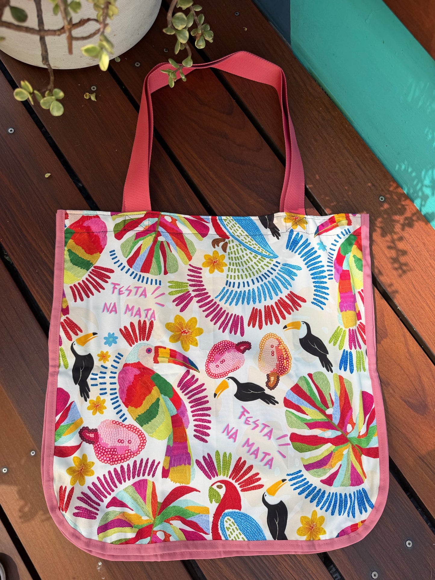 Bolsa Festa Na Mata = Jungle Party Tote Bag - On The Lo Swimwear