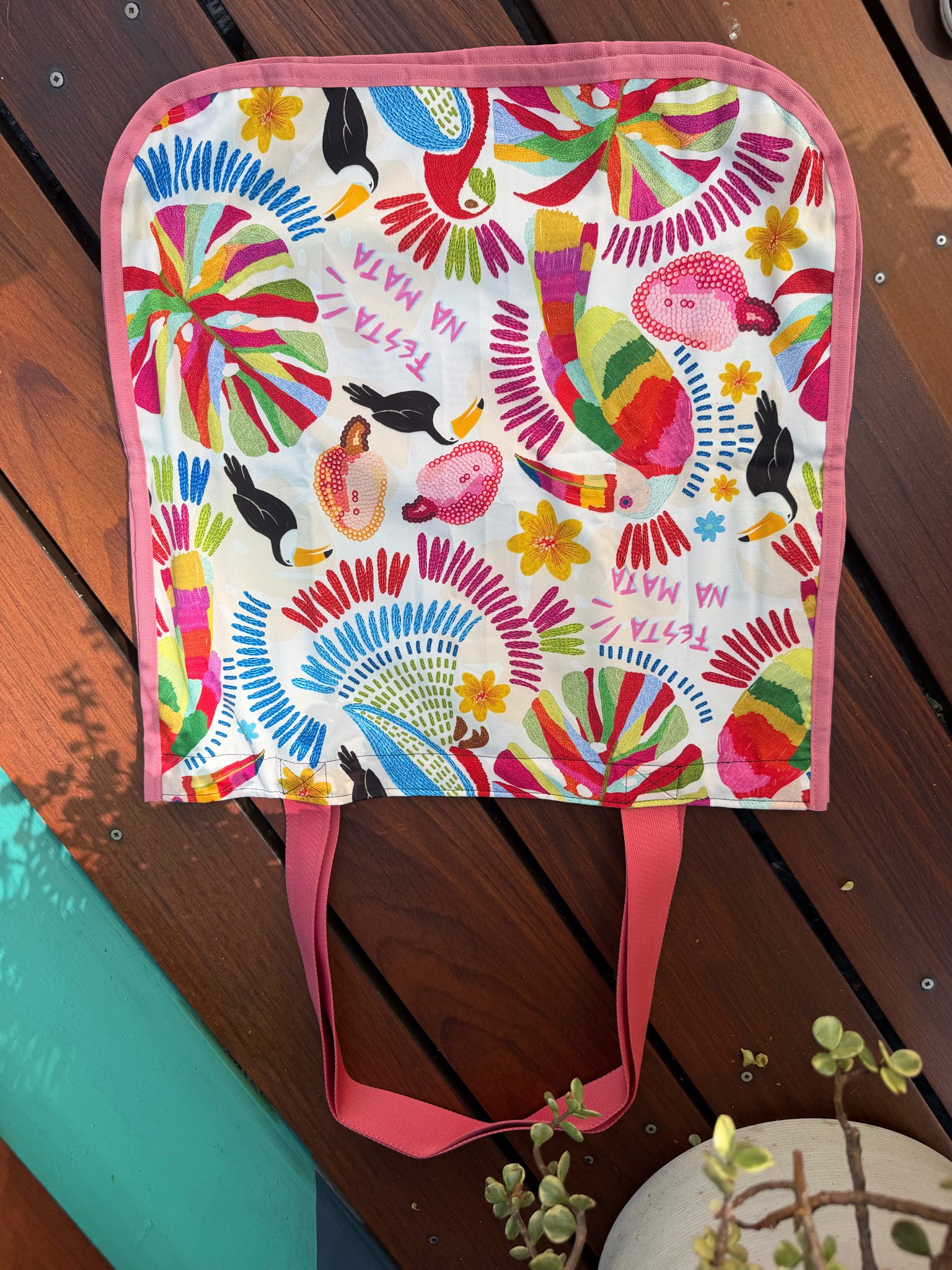 Bolsa Festa Na Mata = Jungle Party Tote Bag - On The Lo Swimwear