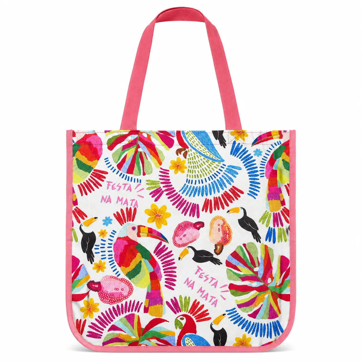Bolsa Festa Na Mata = Jungle Party Tote Bag