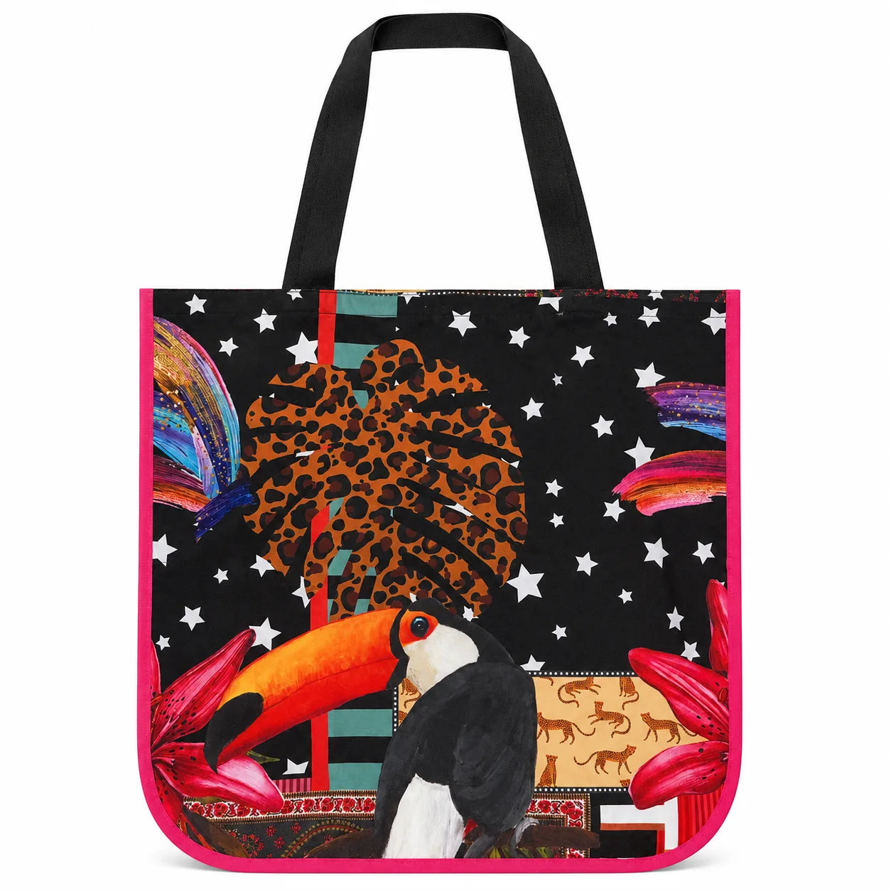 Bolsa Noite Tropical = Tropical Night Tote Bag