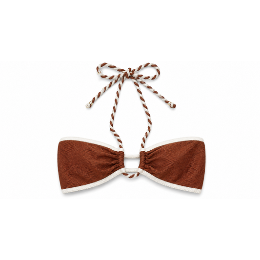 COCO CREAM BANDEAU TOP