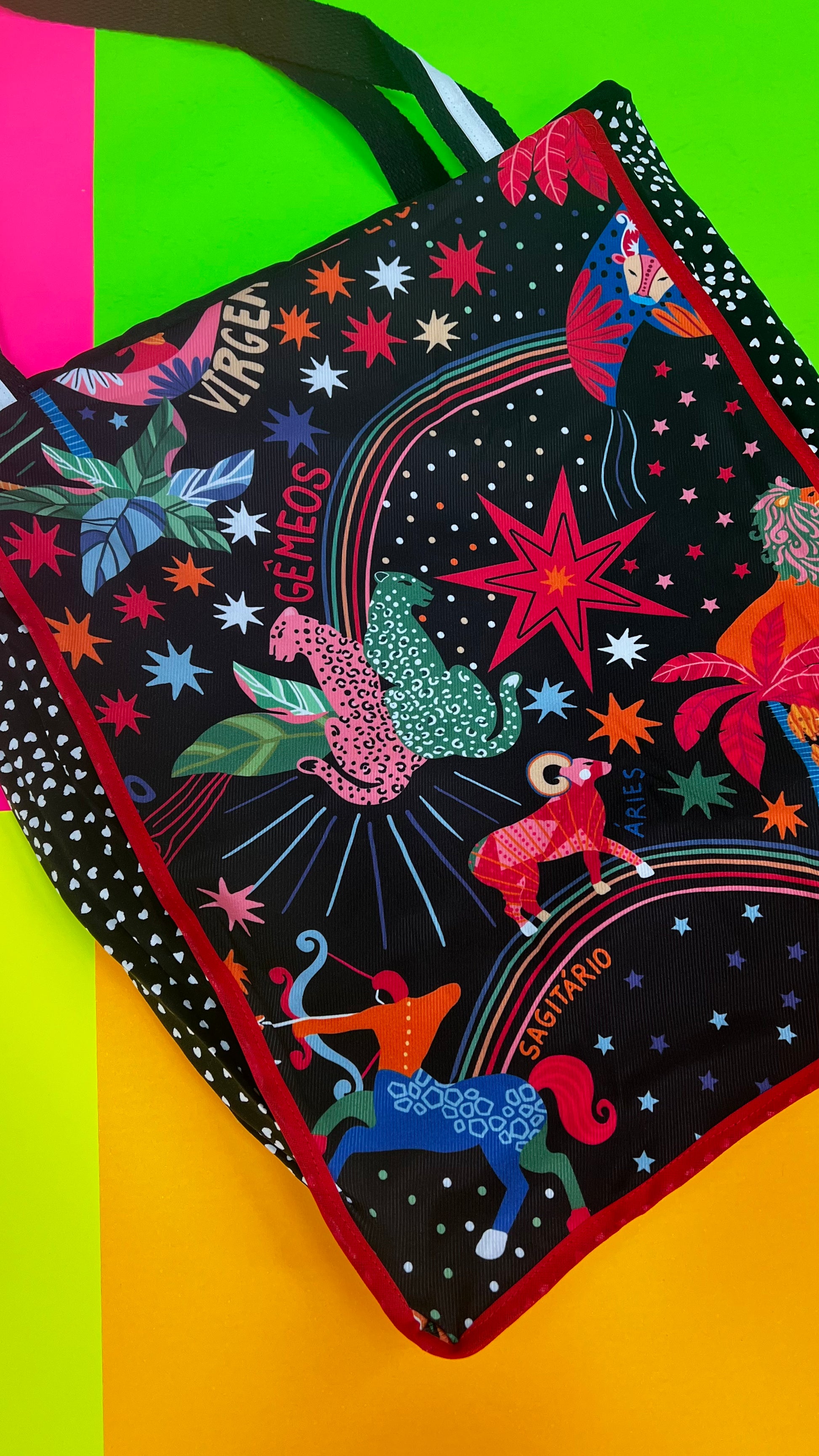 OTL x Camila Collab Tote Bags- Horoscope Design - On The Lo Swimwear