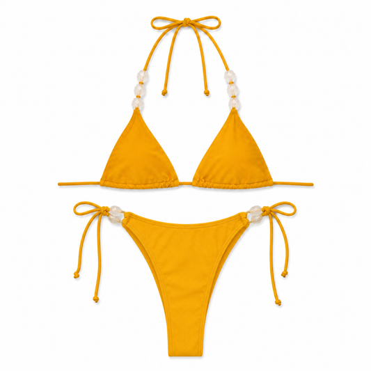SOL DOURADO TIE SIDE BOTTOMS - On The Lo Swimwear