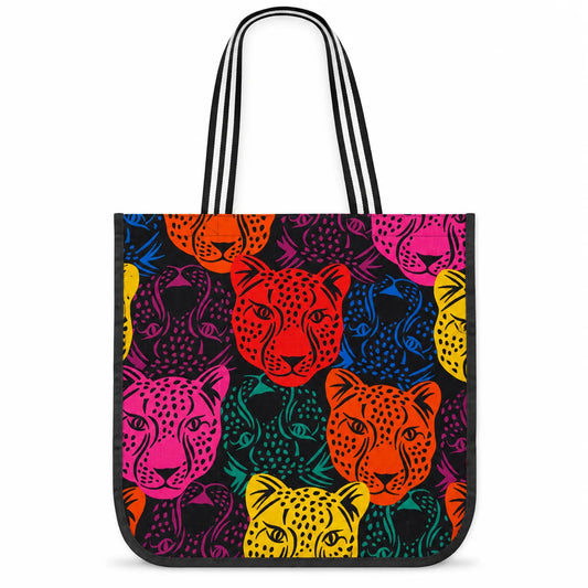 Bolsa Arco Iris Leopardo = Rainbow Leopard Tote Bag - On The Lo Swimwear