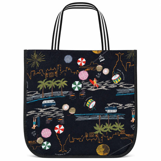 Bolsa Noite no Rio = Night in Rio Tote Bag - On The Lo Swimwear