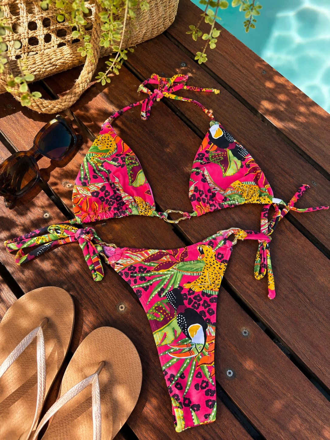 SELVA SAGRADA TIE SIDE BOTTOMS - On The Lo Swimwear