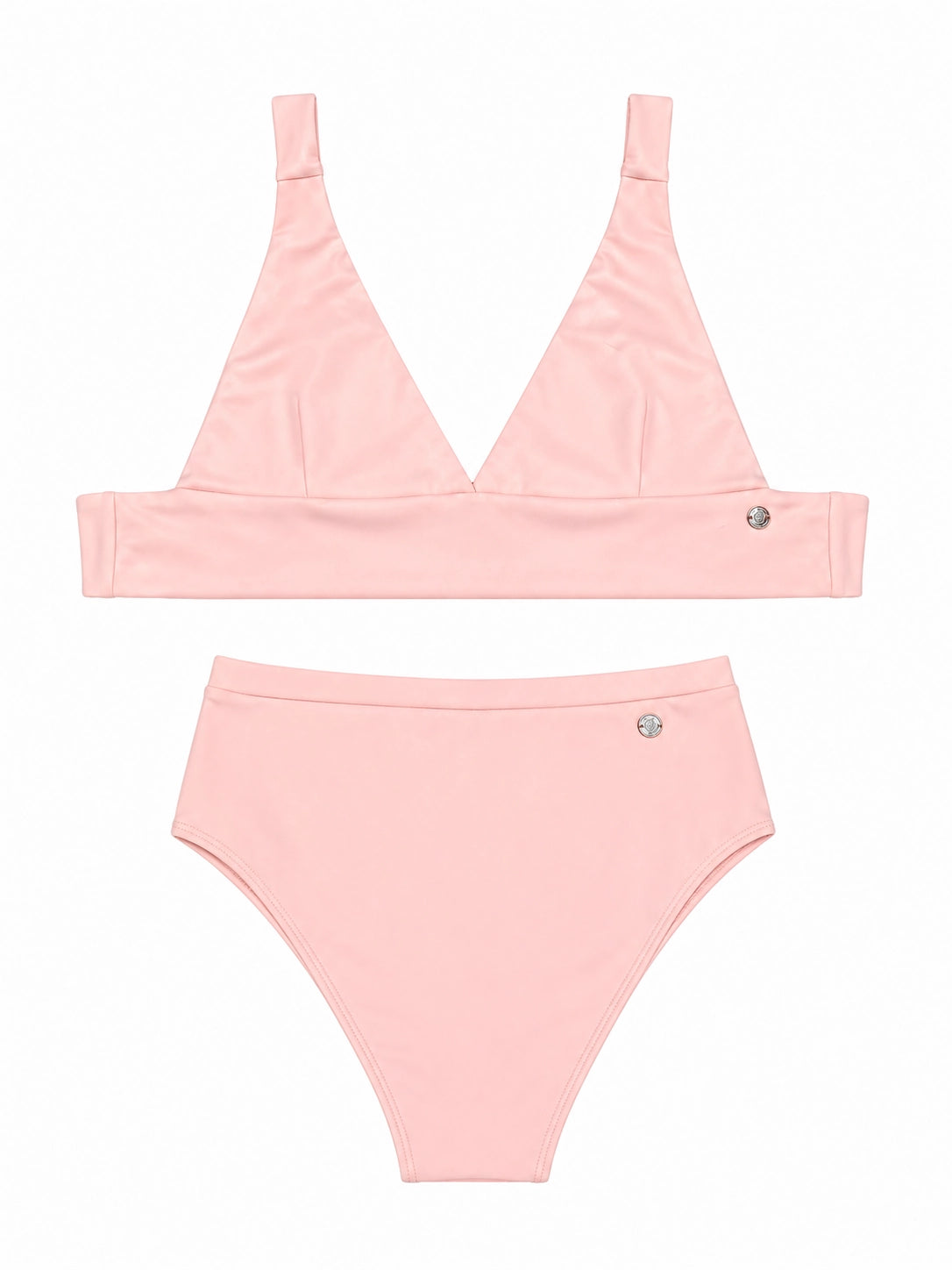 MAR ROSA - Triangle Top - Light Pink - On The Lo Swimwear