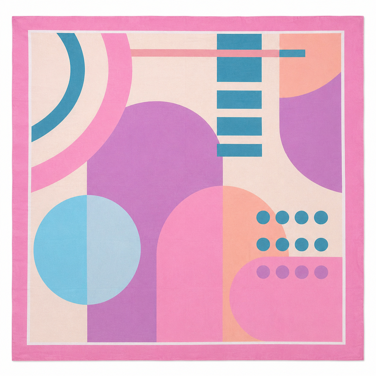 Pink Abstract Canga/Sarong