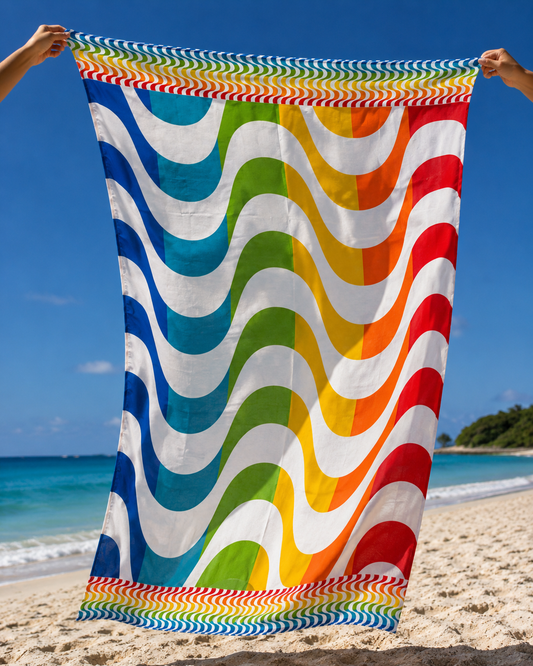 Rainbow Canga/Sarong - On The Lo Swimwear