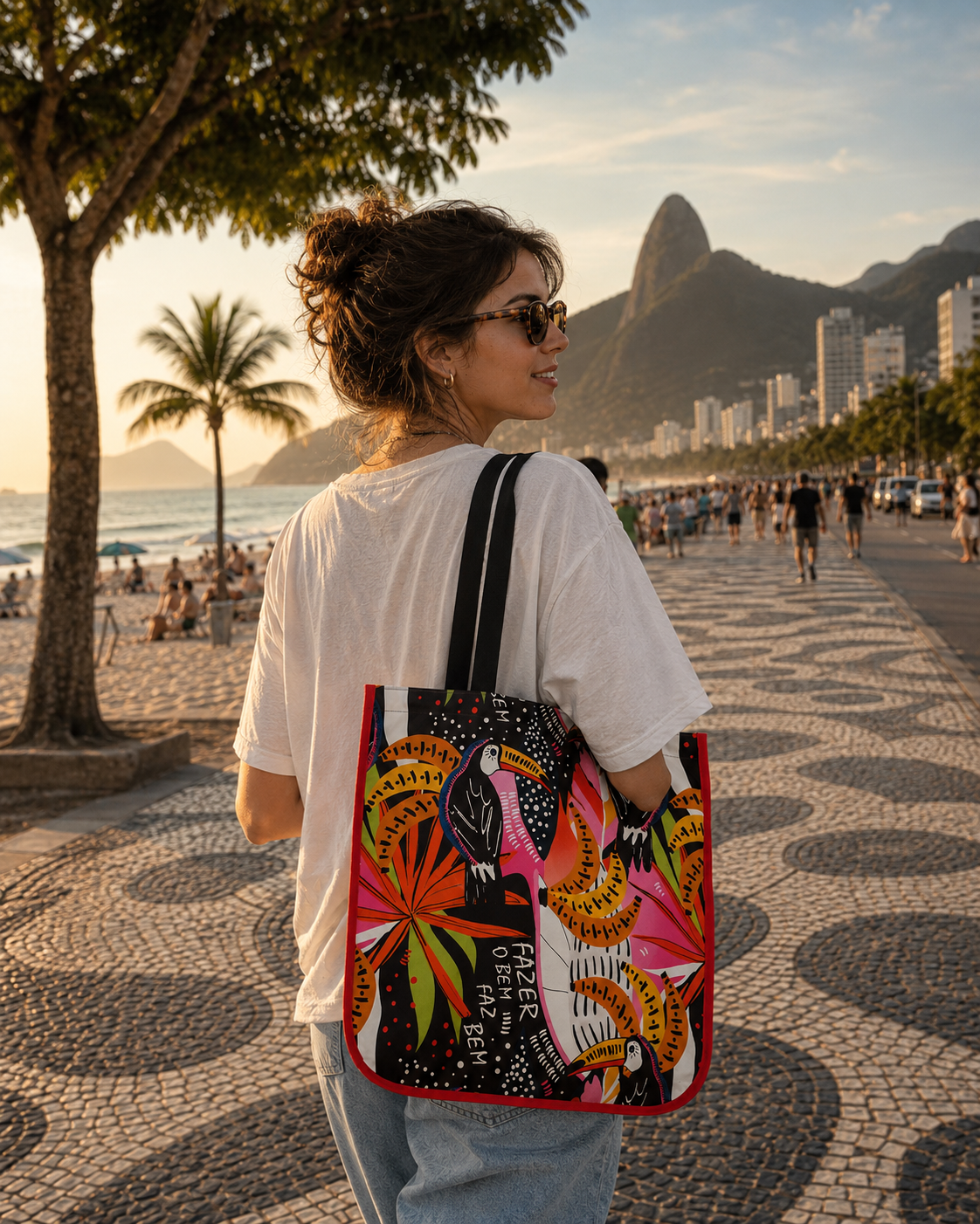Bolsa Fazer o Bem = Choose Kindness Tote Bag - On The Lo Swimwear