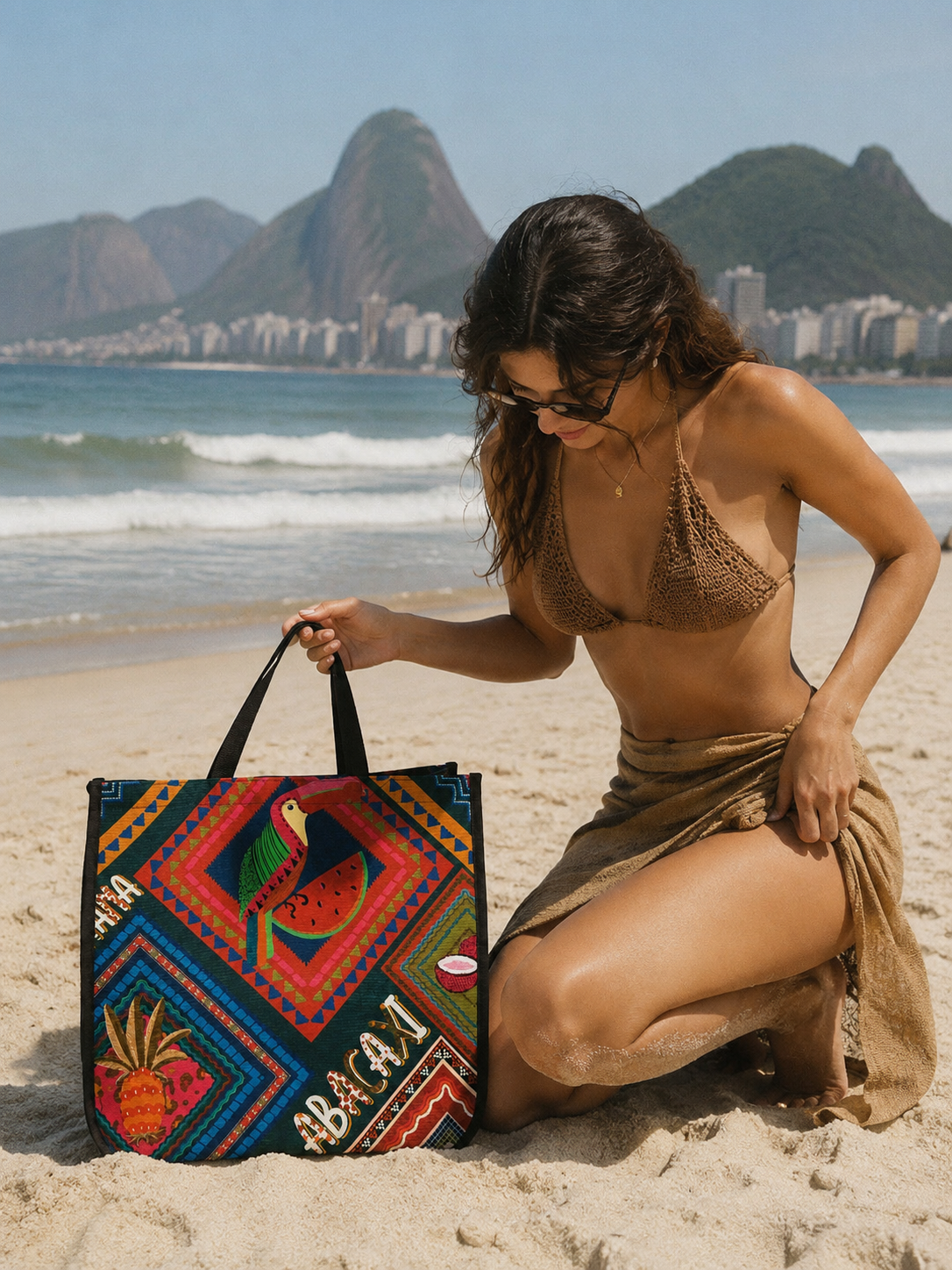 Bolsa Abacaxi = Pineapple Tote Bag - On The Lo Swimwear