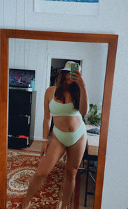 Linze Top in Fern - On The Lo Swimwear