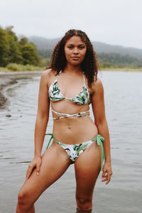 Tie Sides Cheeky Bottom- Coconut About You - On The Lo Swimwear