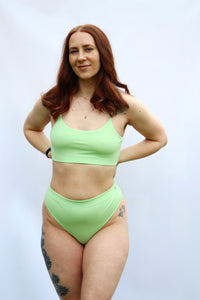 Linze Top in Fern - On The Lo Swimwear
